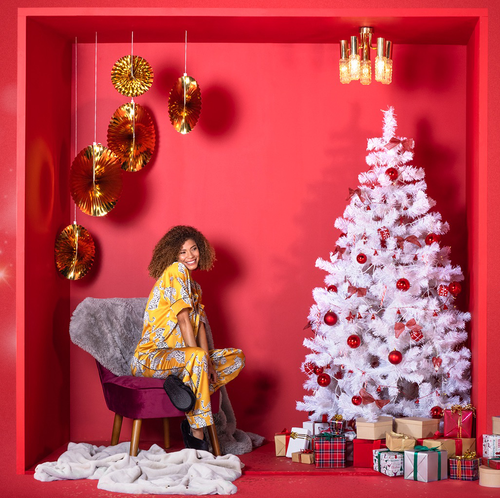 womenswear fashion shot for manchester arndale christmas campaign