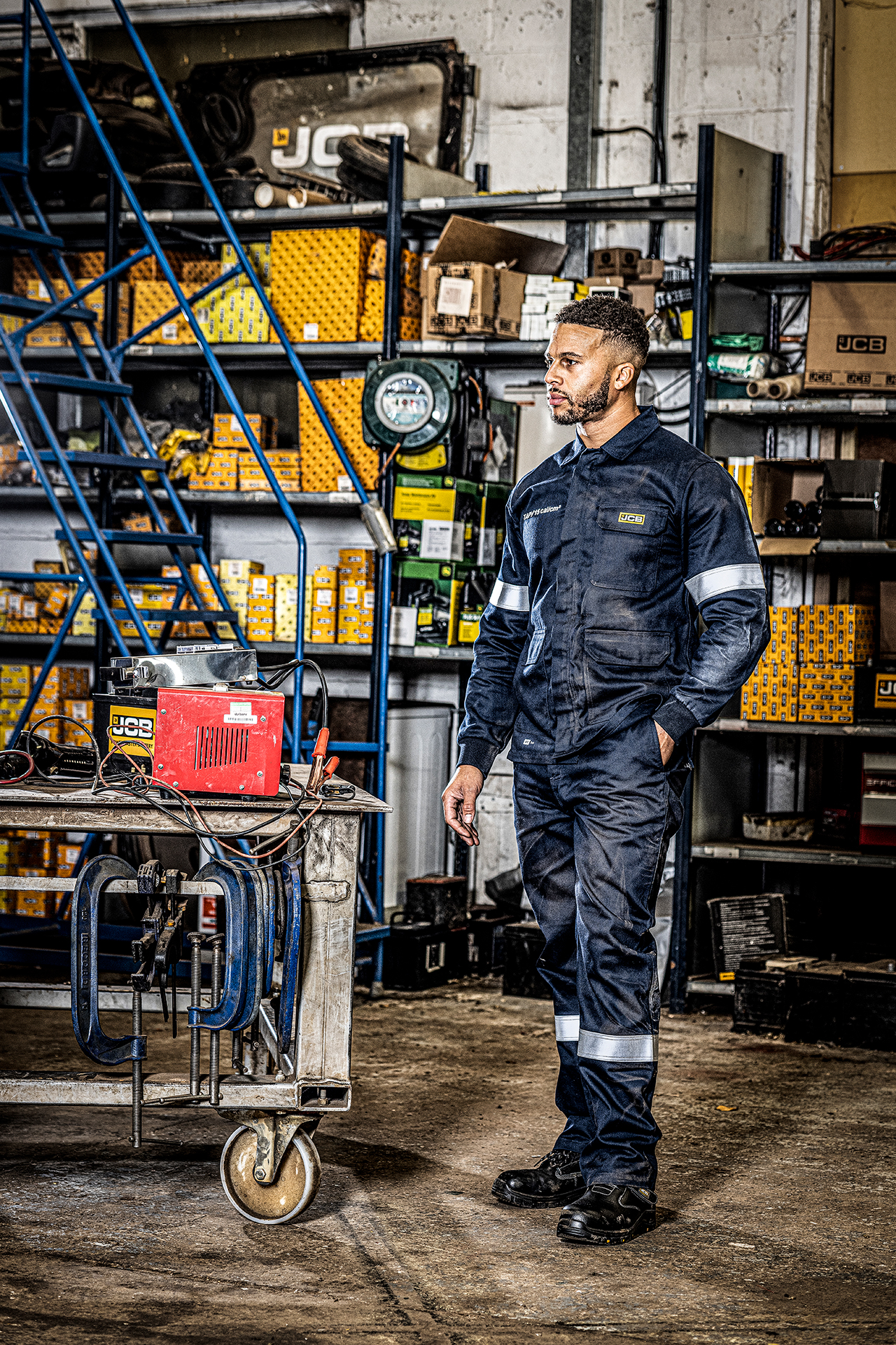 workwear commercial photography shot in manchester