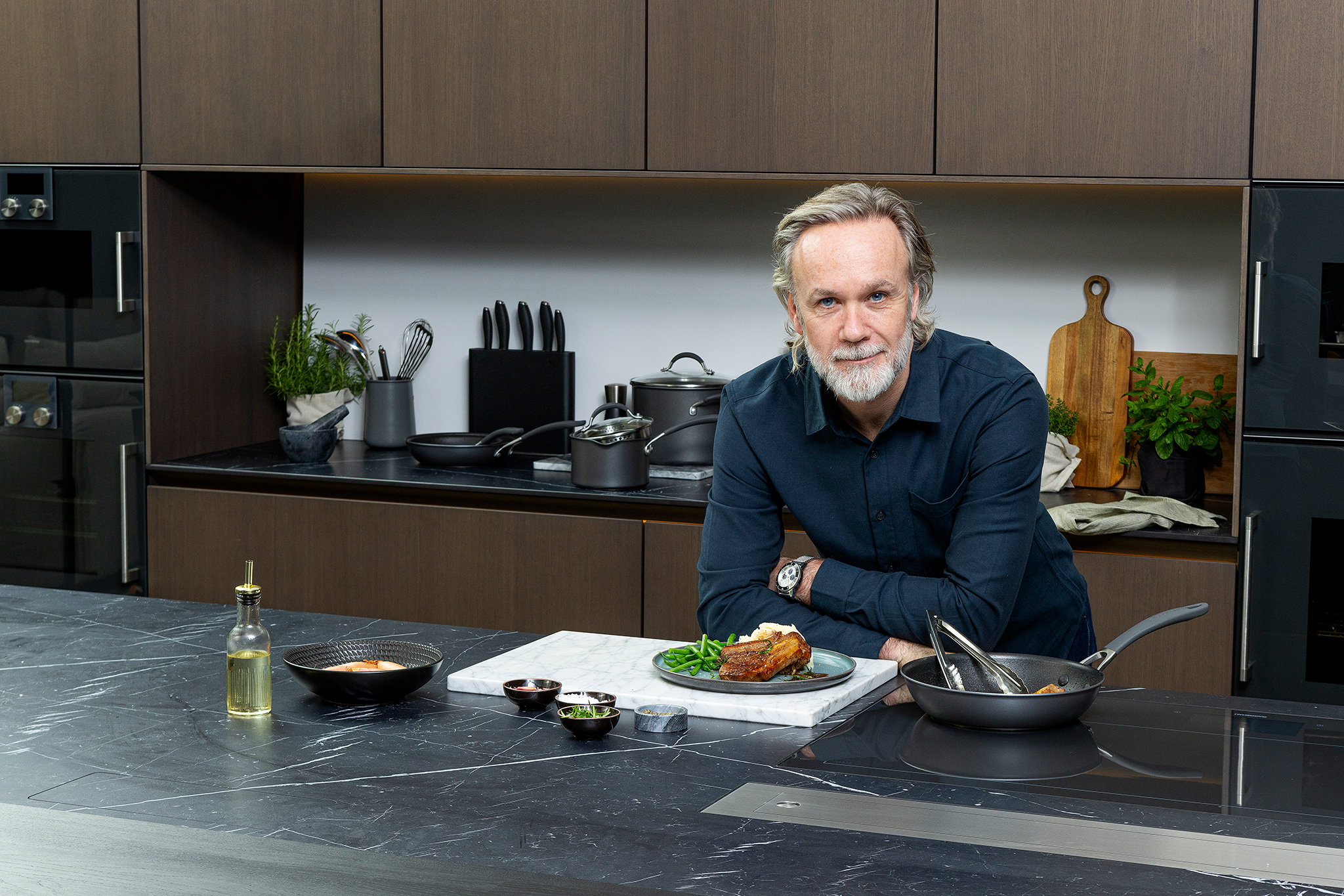 portrait photography for celebrity chef Marcus Wareing