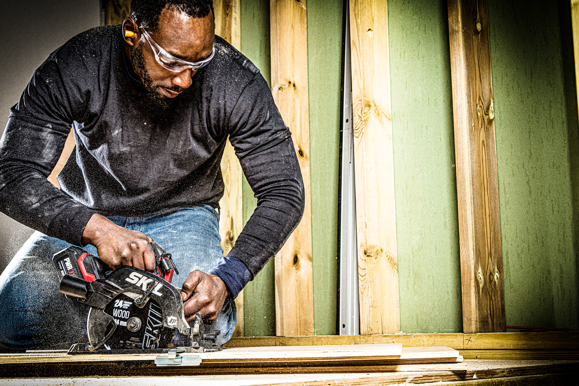 lifestyle photography for skil power tools advertising campaign