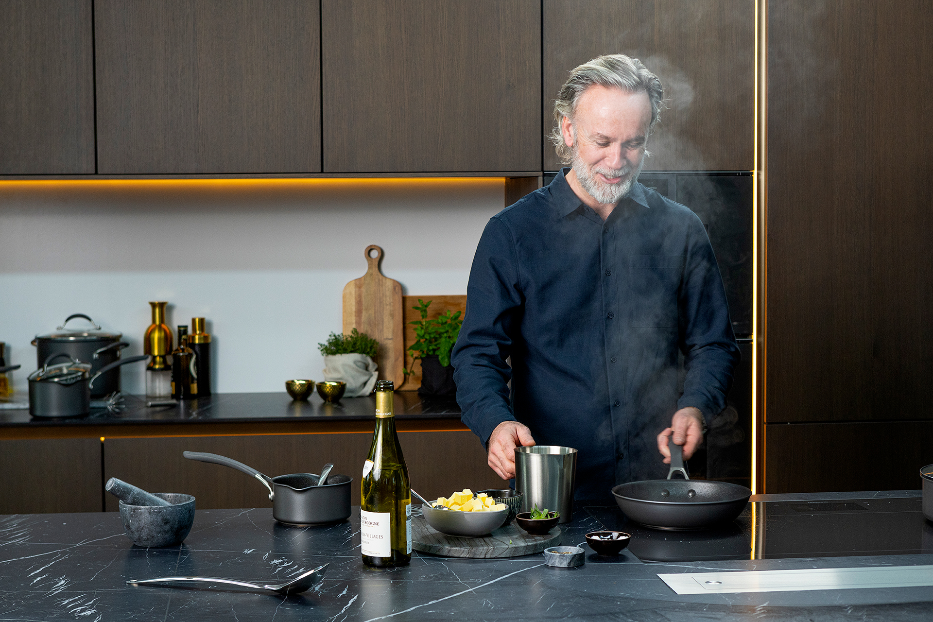 commercial food photographer with Marcus Wareing and circular for their advertising campaign