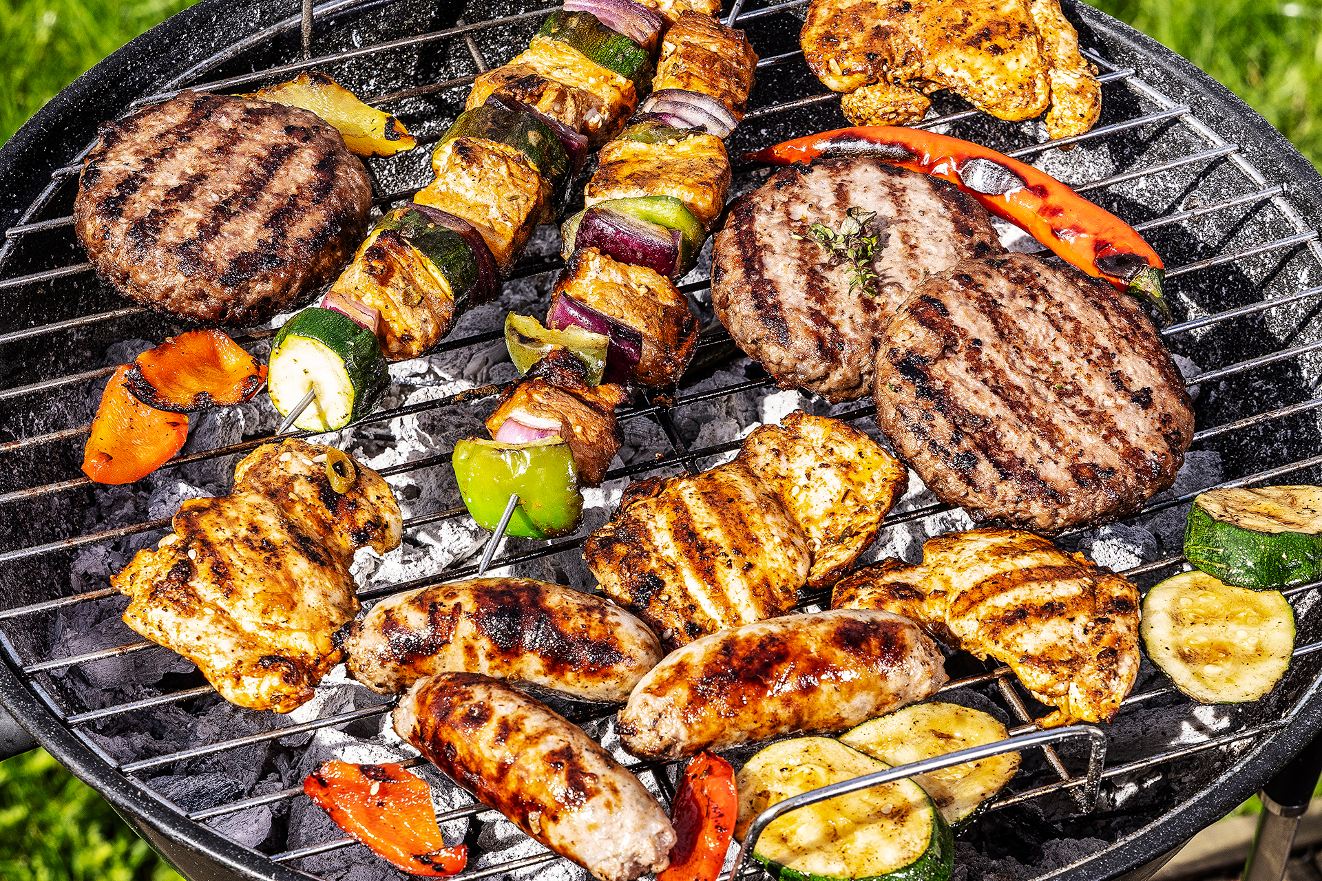 photography of food in a barbecue setting for the modern milkman advertising campaign